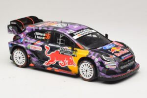 Ford Puma Rally1 #55 J. McErlean / E. Treacy Rally Monte Carlo 2025 IXO 1:18 18RMC231A Metal — billede 4 af 6