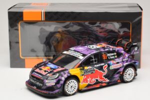 Ford Puma Rally1 #55 J. McErlean / E. Treacy Rally Monte Carlo 2025 IXO 1:18 18RMC231A Metal — billede 6 af 6