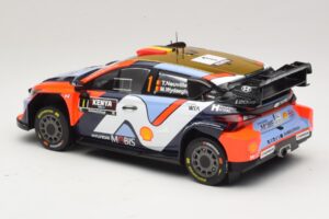 Hyundai i20 N Rally1 #1 T. Neuville / M. Wydaeghe Safari Rally Kenya 2025 IXO 1:18 18RMC247B Metal — billede 5 af 6