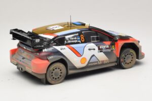 Hyundai i20 N Rally1 #8 O. Tanak / M. Jarveoja Safari Rally Kenya 2025 IXO 1:18 18RMC247A Metal — billede 2 af 6