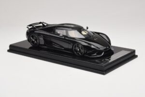 Koenigsegg Regera Sort Carbonpakke Beige Interiør FrontiArt 1:18 REMC042 Resin — billede 4 af 7