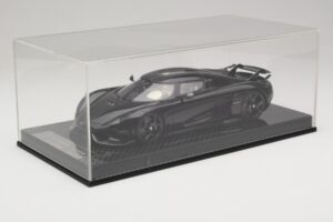 Koenigsegg Regera Sort Carbonpakke Beige Interiør FrontiArt 1:18 REMC042 Resin — billede 6 af 7