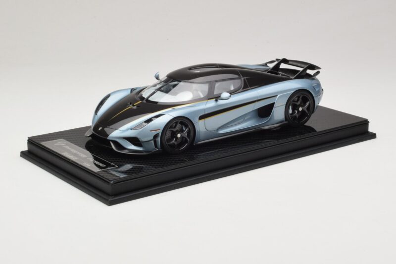 Koenigsegg Regera Blå Carbonpakke FrontiArt 1:18 F079-173 Resin