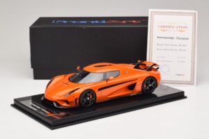 Koenigsegg Regera Orange Carbonpakke FrontiArt 1:18 F071-153 Resin — billede 7 af 7
