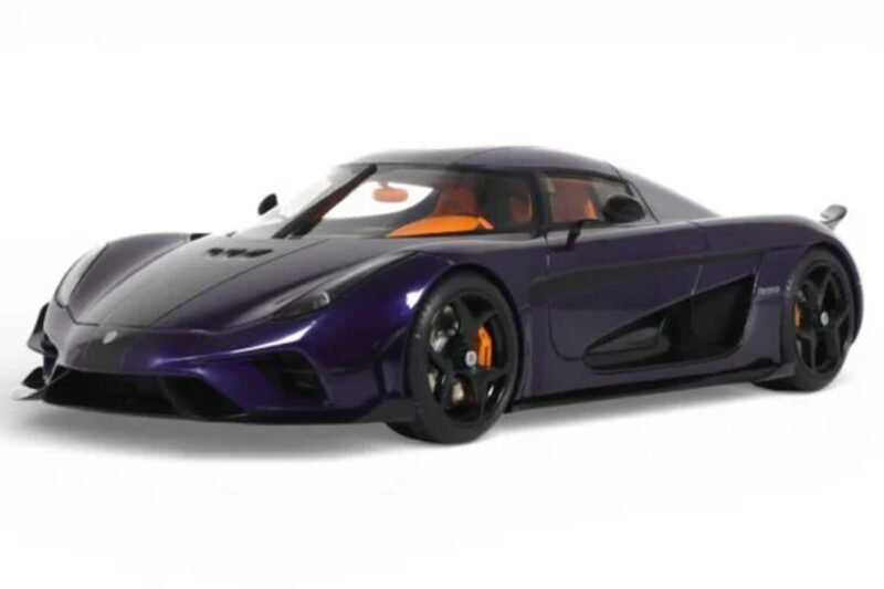 Koenigsegg Regera Lilla GT Spirit 1:18 Koenigsegg Regera Lilla GT Spirit 1:18 GT973 Resin