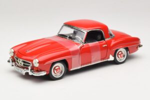 Mercedes 190 SL W121 Coupé Rød ERTL 1:18 7465 Metal