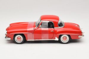 Mercedes 190 SL W121 Coupé Rød ERTL 1:18 7465 Metal — billede 3 af 6