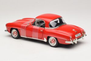 Mercedes 190 SL W121 Coupé Rød ERTL 1:18 7465 Metal — billede 5 af 6