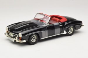 Mercedes 190 SL W121 Roadster Sort ERTL 1:18 7464 Metal