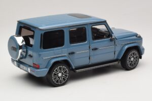 Mercedes G-Class W465 Vintage Blue Norev 1:18 183034 Metal — billede 2 af 6