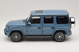 Mercedes G-Class W465 Vintage Blue Norev 1:18 183034 Metal — billede 3 af 6