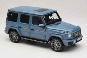Mercedes G-Class W465 Vintage Blue Norev 1:18 183034 Metal — billede 4 af 6