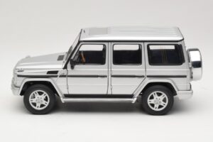 Mercedes G500 W463 LWB Forhandler Edition Sølv AUTOart 1:18 B66962142 Metal — billede 4 af 8