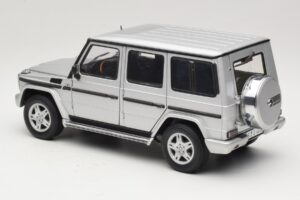 Mercedes G500 W463 LWB Forhandler Edition Sølv AUTOart 1:18 B66962142 Metal — billede 7 af 8