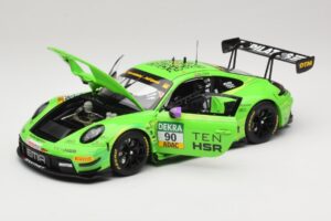 Porsche 911 992 GT3 R #90 D. Olsen Manthey EMA DTM Norisring 2023 Minichamps 1:18 MG-M-911-DTM-90-23-1802 Metal — billede 2 af 8