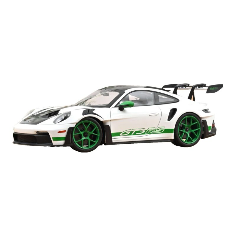 Porsche 911 992 GT3 RS Tribute to Carrera RS Hvid Python Green Norev 1:12 127535 Metal