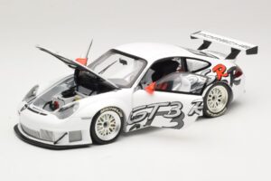 Porsche 911 996 GT3 RSR Hvid 2005 Minichamps 1:18 WAP02160215 Metal — billede 2 af 8