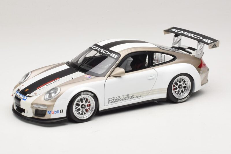 Porsche 911 997 GT3 Cup Hvid Med Striber 2008 Minichamps 1:18 WAP0210130C Metal