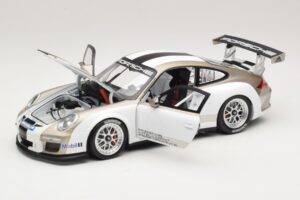 Porsche 911 997 GT3 Cup Hvid Med Striber 2008 Minichamps 1:18 WAP0210130C Metal — billede 2 af 8
