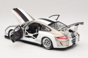 Porsche 911 997 GT3 Cup Hvid Med Striber 2008 Minichamps 1:18 WAP0210130C Metal — billede 5 af 8
