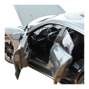 Porsche Taycan Turbo S Slate Grey Neo Norev 1:18 187654 Metal — billede 4 af 5