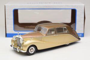Rolls-Royce Silver Wraith Empress by Hooper Brun & Guld MCG 1:18 MCG18000 Metal — billede 6 af 6