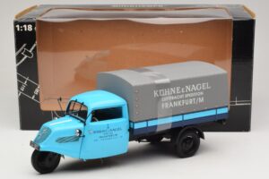 Tempo Hanseat Pickup Kühne & Nagel Frankfurt Minichamps 1:18 180099022 Metal — billede 6 af 6