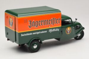 Tempo Hanseat Varevogn Jägermeister Minichamps 1:18 150099044 Metal — billede 3 af 8