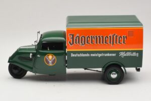 Tempo Hanseat Varevogn Jägermeister Minichamps 1:18 150099044 Metal — billede 4 af 8