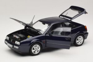 Volkswagen Corrado VR6 Aqua Blue Metallic Begrænset Udgave Norev 1:18 188660 Metal — billede 2 af 8