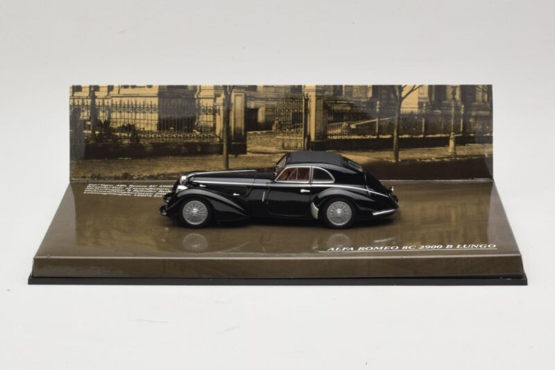 Alfa Romeo 8C 2900B Lungo Sort Minichamps 1:43 436120421 Metal