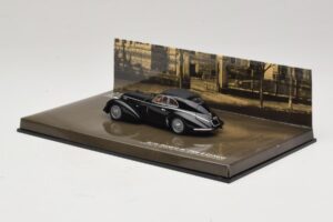 Alfa Romeo 8C 2900B Lungo Sort Minichamps 1:43 436120421 Metal — billede 3 af 5