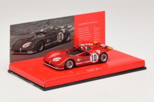 Alfa Romeo T33/3 #10 R. Stommelen / N. Galli ADAC 1000km Nurburgring 1971 Minichamps 1:43 436711210 Metal — billede 2 af 5