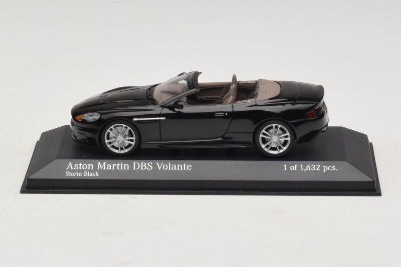 Aston Martin DBS Volante Sort Metallic Minichamps 1:43 400137930 Metal