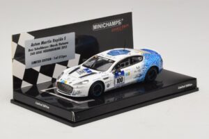 Aston Martin Rapide S #100 Bez / Schubauer 24 Hours of Nurburgring 2013 Minichamps 1:43 437131300 Metal — billede 2 af 5