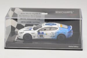 Aston Martin Rapide S #100 Bez / Schubauer 24 Hours of Nurburgring 2013 Minichamps 1:43 437131300 Metal — billede 4 af 5