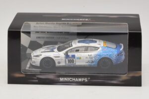 Aston Martin Rapide S #100 Bez / Schubauer 24 Hours of Nurburgring 2013 Minichamps 1:43 437131300 Metal — billede 5 af 5