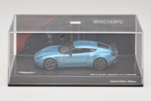 Aston Martin V12 Zagato Alba Blue Minichamps 1:43 437137222 Metal — billede 4 af 5