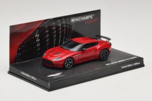 Aston Martin V12 Zagato Rød Minichamps 1:43 437137220 Metal — billede 2 af 5