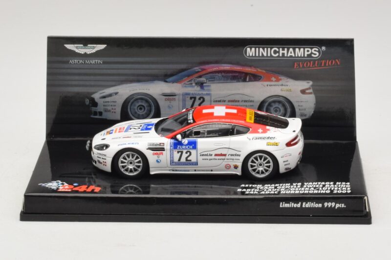 Aston Martin V8 Vantage #72 24 Hours of Nurburgring 2009 Minichamps 1:43 437091372 Metal