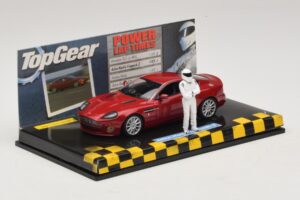 Aston Martin Vanquish S Rød Top Gear Med Figur Minichamps 1:43 519431372 Metal — billede 2 af 5