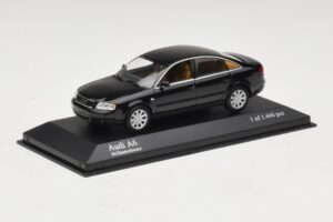 Audi A6 C5 Sort Minichamps 1:43 430010200 Metal — billede 2 af 4