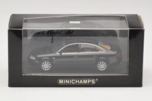 Audi A6 C5 Sort Minichamps 1:43 430010200 Metal — billede 4 af 4
