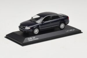 Audi A6 C5 Blå Metallic Minichamps 1:43 430010201 Metal — billede 2 af 4