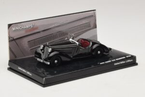 Audi Front 225 Roadster Sort Minichamps 1:43 437019131 Metal — billede 2 af 5