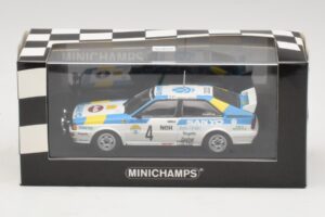 Audi Quattro #4 S. Blomqvist / B. Cederberg Rally Sweden Winner 1982 Minichamps 1:43 430821904 Metal — billede 4 af 4