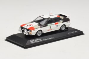 Audi Quattro #7 M. Mouton / F. Pons Pikes Peak International Hill Climb 1984 Minichamps 1:43 AUDI014 Metal — billede 2 af 4