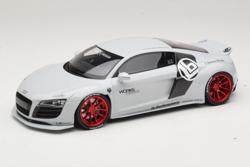 Audi R8 42 Liberty Walk Hvid GT Spirit 1:18 GT325 Resin