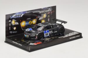 Audi R8 LMS GT3 #100 M. Ekstrom / O. Jarvis Abt Sportsline 24 Hours of Nurburgring 2010 Minichamps 1:43 437101900 Metal — billede 2 af 5