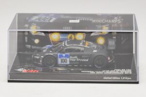 Audi R8 LMS GT3 #100 M. Ekstrom / O. Jarvis Abt Sportsline 24 Hours of Nurburgring 2010 Minichamps 1:43 437101900 Metal — billede 4 af 5